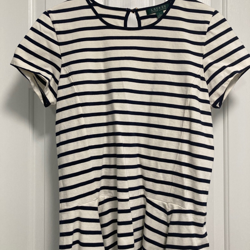 Ralph Lauren ladies flutter top size large
